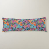 フローラ水彩模様 ボディピロー (裏面)