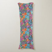 フローラ水彩模様 ボディピロー (正面縦)