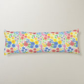 フローラ水彩模様 ボディピロー (裏面)