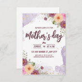 フローラ水彩母の日 セーブザデート (正面/裏面)
