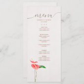 フローラ水彩熱帯性ラクレー結婚フ (正面/裏面)