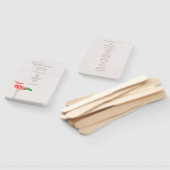 フローラ水彩熱帯性ラクレー結婚フ ハンドファン (組立なし)