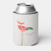 フローラ水彩熱帯性ラクレー結婚フ 缶クーラー (缶裏面)