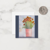 フローラ水彩画 ノートカード (正面/裏面インサイチュ)