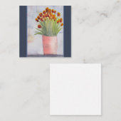 フローラ水彩画 ノートカード (正面/裏面)