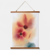 フローラ水彩画 吊り下げ型タペストリー (正面)