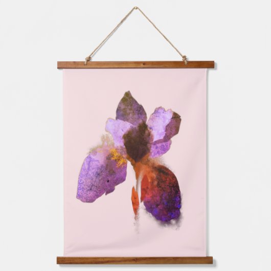 フローラ水彩画 吊り下げ型タペストリー (正面3)