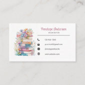 フローラ水彩画 名刺 (正面)