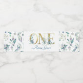 フローラ水彩第1期バースデーウォーターボトルラベル ペットボトルラベル (シングルラベル)