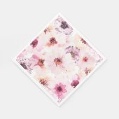 フローラ水彩紙ナプキン スタンダードランチョンナプキン (角)