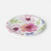 フローラ水彩紙プレート ペーパープレート (アングル)