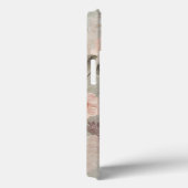 フローラ水彩緑素朴灰色木版 Case-Mate iPhoneケース (裏面 / 右)