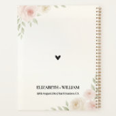 フローラ水彩花結婚のチェックリスト プランナー手帳 (裏面)