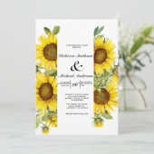 フローラ水彩花 招待状 (スタンド正面)