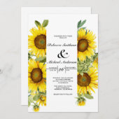 フローラ水彩花 招待状 (正面/裏面)