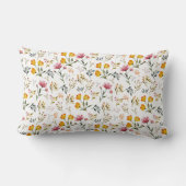 フローラ水彩野草 ランバークッション (裏面)