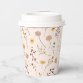 フローラ水彩野草 紙コップ (裏面)