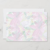 フローラ水彩金フェイク箔サンキューカード サンキューカード (裏面)