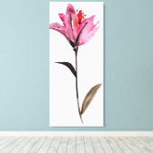 フローラ水彩II キャンバスプリント (インサイチュ (ウッドフロア))