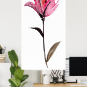 フローラ水彩II ポスター (ホームオフィス)