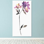 フローラ水彩III キャンバスプリント (インサイチュ (ウッドフロア))