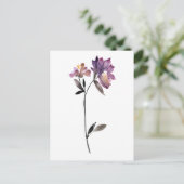 フローラ水彩III ポストカード (スタンド正面)