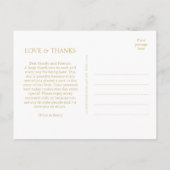 フローラ水結婚色ありがとう 案内ポストカード (裏面)