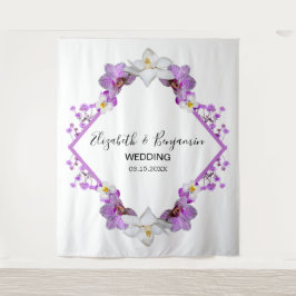 フローラ水結婚色の写真ブース背景 タペストリー