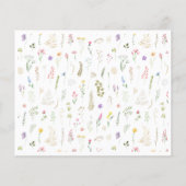 フローラ水色アルファベットの願いベビー (裏面)