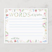 フローラ水色アルファベットシャワーワードオブウィズダム (正面)