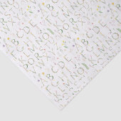 フローラ水色アルファベット 薄葉紙 (詳細)