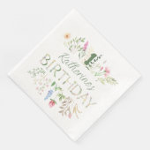 フローラ水色アルファベットABC誕生日 (コーナー)