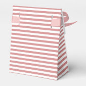 フローラ水色クジラ女の子ベビーシャワー フェイバーボックス (裏面サイド)