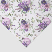 フローラ水色デカップパープルティッシュペーパー 薄葉紙 (詳細)