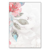 フローラ水色ヤマトフラワーバラ結婚牡丹 テーブルナンバー (裏面)