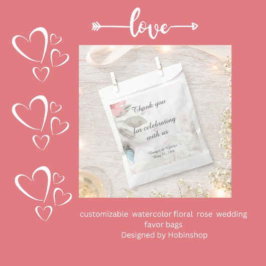 フローラ水色ヤマトフラワーバラ結婚牡丹 フェイバーバッグ