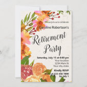 フローラ水色除・売却パーティー 招待状 (正面)