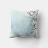 フローラ水色 クッション (裏面)