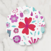 フローラ水色 フェイバータグ (正面)