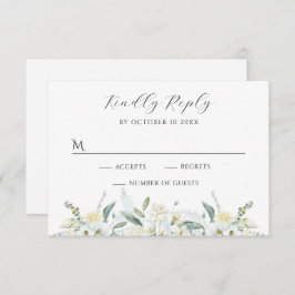 フローラ水色 出欠カード