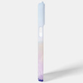 フローラ水色iPhone 15 Pro最大ケースクール, Case-Mate iPhoneケース (裏面 / 右)