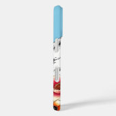 フローラ水色iPhone 16ケース Case-Mate iPhoneケース (裏面 / 右)