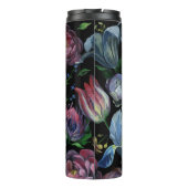 フローラ油パステル：シームレスパターン タンブラー (裏面)