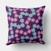 フローラ波状デザイン装飾用クッション クッション (裏面)