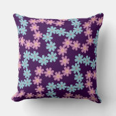 フローラ波状デザイン装飾用クッション クッション (正面)