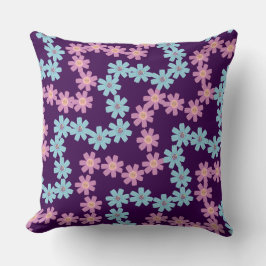 フローラ波状デザイン装飾用クッション クッション