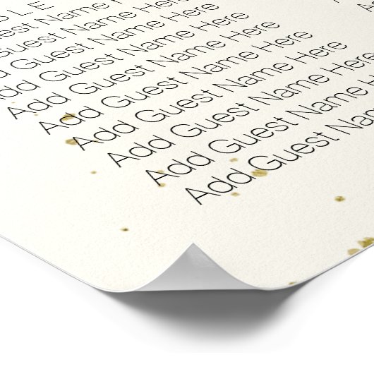 フローラ洗礼座席表 ポスター (角)