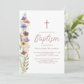フローラ洗礼 招待状 (スタンド正面)