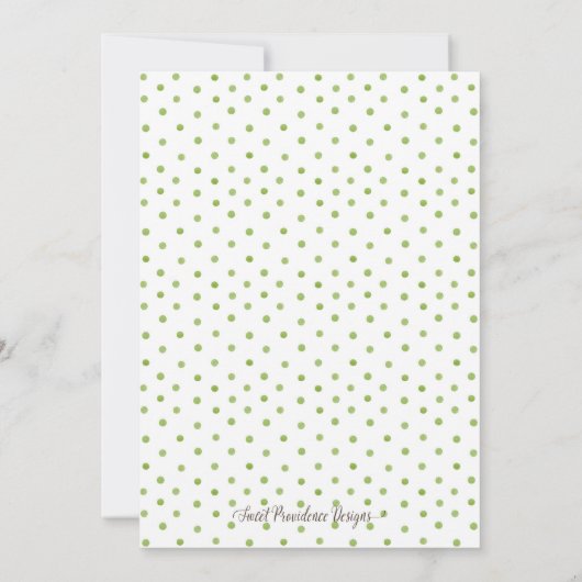 フローラ洗礼 招待状 (裏面)