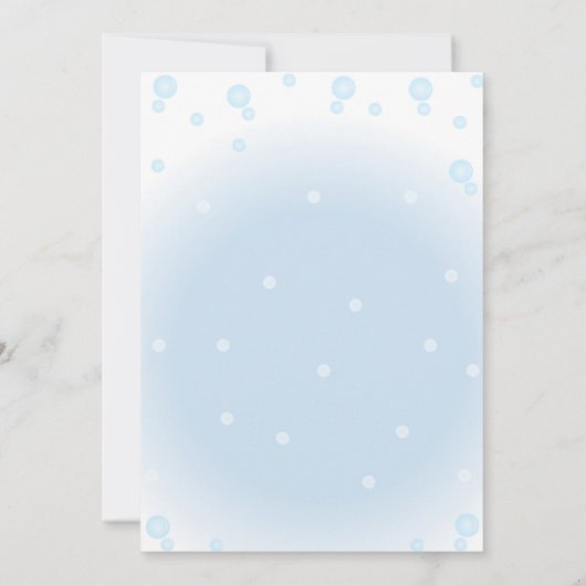 フローラ海の下Mermaid招待状w写真 招待状 (裏面)